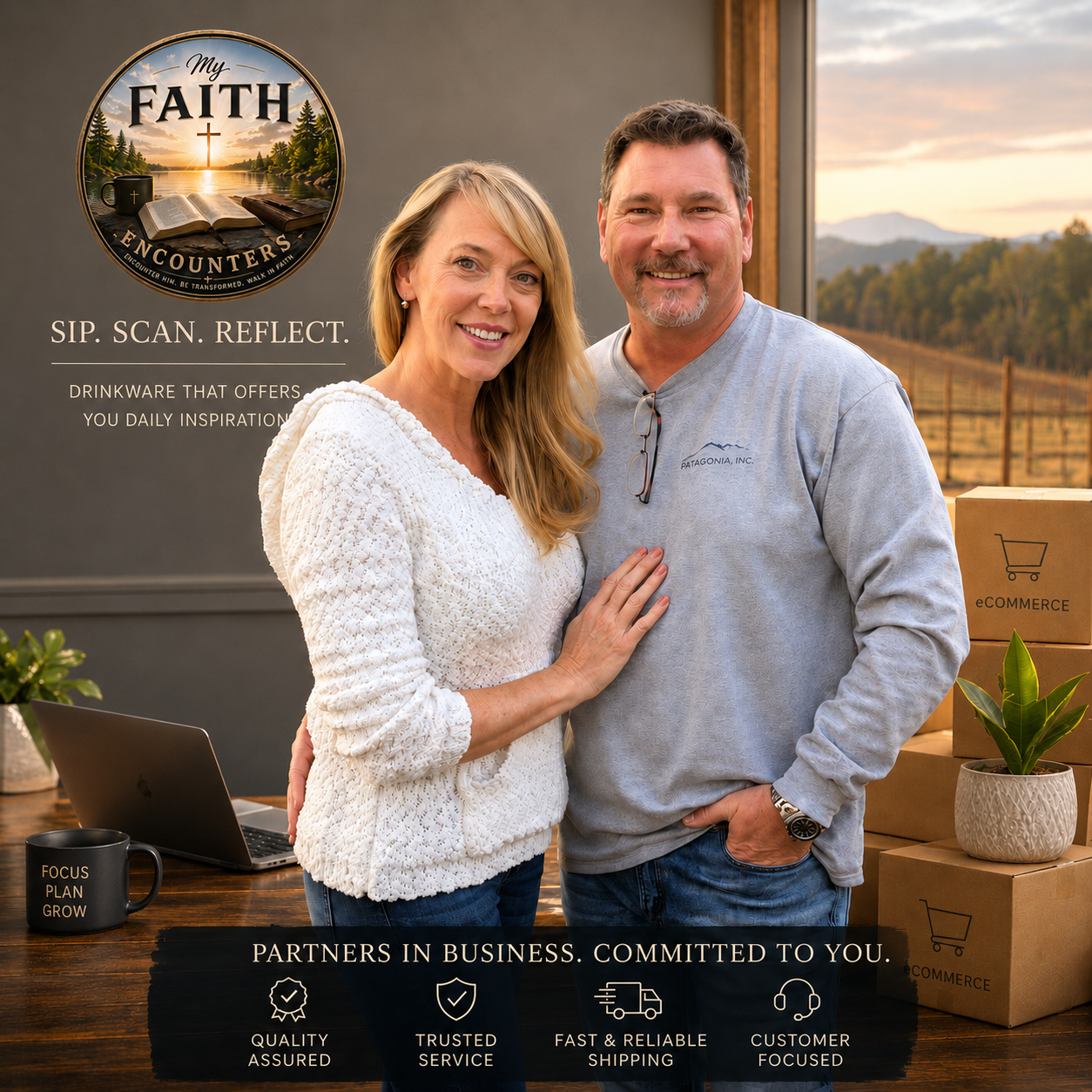 Jeff and Dee — founders of My Faith Encounters, Columbus NC